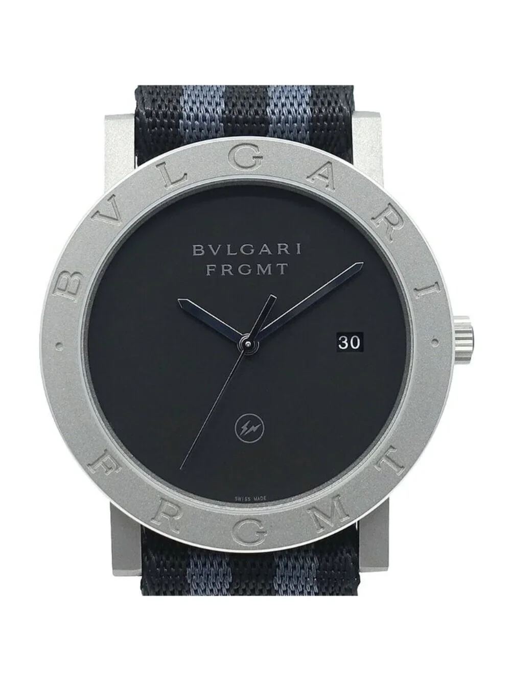 Bvlgari Watch Fragment 250 Pieces Black Support Fabric SS Automatic Winding